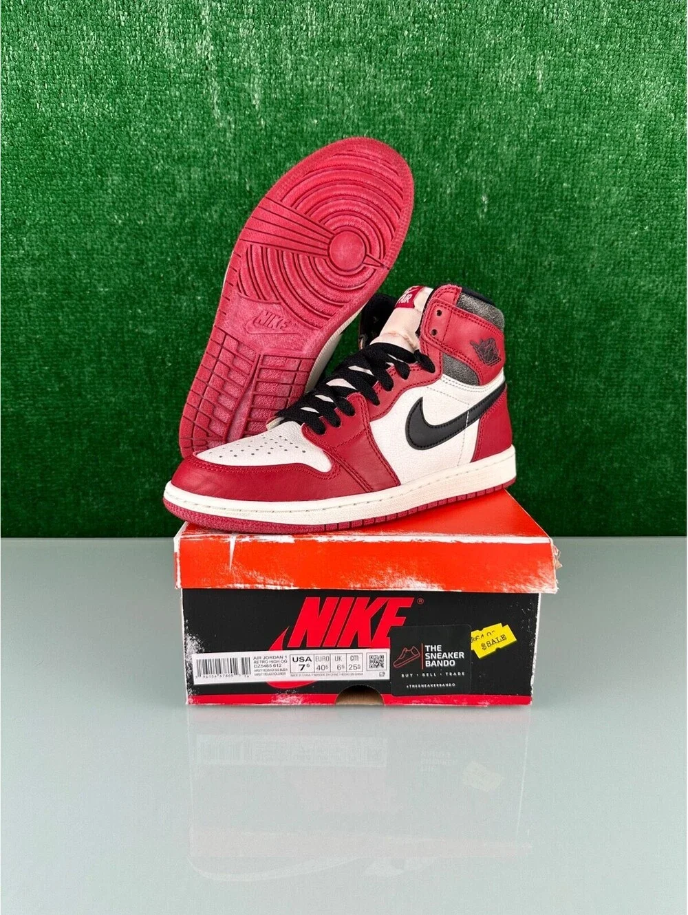 Size 7.5M - Jordan 1 Retro High OG Chicago Reimagined Lost & Found 2022 CLEAN!